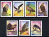 Kyrgyzstan 1995 Birds of Prey imperf set of 7 unmounted mint