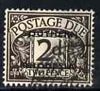 Southern Rhodesia 1951 Postage Due 2d Agate used, SG D3