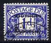 Southern Rhodesia 1951 Postage Due 1d violet blue used, SG D2