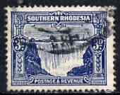 Southern Rhodesia 1931-37 KG5 3d Falls used SG18
