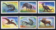 Kazakhstan 1994 Dinosaurs perf set of 6 unmounted mint