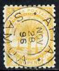 Samoa 1886-1900 Palm Trees 2d yellow used SG 59