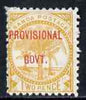 Samoa 1899-1900 Provisional Govt 2d orange-yellow mtd mint SG 92a
