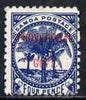 Samoa 1899-1900 Provisional Govt 4d blue mtd mint SG 93