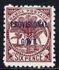 Samoa 1899-1900 Provisional Govt 6d brown-lake mtd mint SG 95