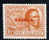 Samoa 1920 Victory 1.5d mtd mint SG 145