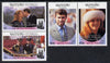 Tuvalu - Vaitupu 1986 Royal Wedding (Andrew & Fergie) set of 4 (2 se-tenant pairs) with 'Congratulations' opt in silver unmounted mint