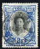 Tonga 1920 Queen Salote 2.5d black & blue used SG58