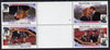 Tuvalu - Vaitupu 1986 Royal Wedding (Andrew & Fergie) $1 in unissued perf tete-beche block of 4 (2 se-tenant pairs) unmounted mint from uncut proof sheet