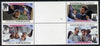 Tuvalu - Nanumaga 1986 Royal Wedding (Andrew & Fergie) $1 in unissued perf tete-beche block of 4 (2 se-tenant pairs) unmounted mint from uncut proof sheet