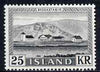 Iceland 1957 Presidential Palace 25k mtd mint, SG 349