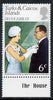 Turks & Caicos Islands 1977 Silver Jubilee 6c marginal with inverted wmk unmounted mint SG 472w