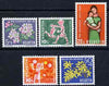 Switzerland 1962 Pro Juventute Anniversary set of 5 unmounted mint SG J192-96