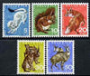 Switzerland 1966 Pro Juventute Animals set of 5 unmounted mint SG J212-16