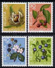 Switzerland 1973 Pro Juventute Fruits of the Forest set of 4 unmounted mint SG J241-44