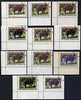 Equatorial Guinea 1976 USA Bicentenary 200k (Bufallo) seln of 11 cto proofs with colours nissing or misplaced