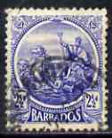 Barbados 1921-24 KG5 Badge 2.5d Script used SG 222