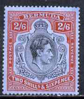 Bermuda 1938-53 KG6 2s6d (2nd printing Oct '40) mtd mint, SG 117