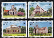 Nevis 1985 Christmas Churches set of 4 unmounted mint SG 348-51