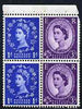 Great Britain 1960-67 Wilding 1d/3d Crowns phos (s/ways wmk) booklet pane of 4 unmounted mint