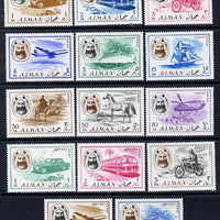 Ajman 1967 Transport perf set of 14 unmounted mint (Mi 127-140) SG 135-48*