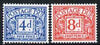 Great Britain 1968-69 Postage Due No wmk set of 2 (4d & 8d) unmounted mint, SG D75-76