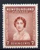 Newfoundland 1932-38 Queen Mother 7c unmounted mint SG 226
