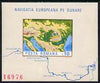 Rumania 1977 European Navigation on the Danube imperf m/sheet from limited printing, Mi Bl 147