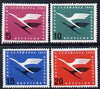 Germany - West 1955 Re-establishment of Lufthansa set of 4 unmounted mint SG 1131-34