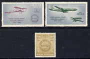 India 1961 First Official Airmail Flight Anniversary set of 3 unmounted mint, SG 434-36