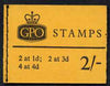 Great Britain 1965-67 Wilding Crowns phosphor 2s booklet (Jan 1966) complete SG N23p