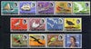 Pitcairn Islands 1964-65 QEII Birds & Ships definitive set of 13 values complete 1/2d to 8s unmounted mint, SG 36-48