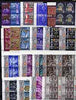 Malta 1965-70 Historical definitive original set 1/2d to £1 (19 vals - ex 1970 5d & 10d vals) all in unmounted mint blocks of 4, SG 330-48