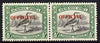 South West Africa 1945-50 Official 1/2d horiz bilingual pair mtd mint SG O18