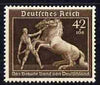 Germany 1939 Brown Ribbon 42pf + 108pf mtd mint SG 687