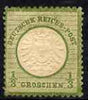 Germany 1872 Eagle 1/3g with good embossing fresh mtd mint but few minor tones, SG2