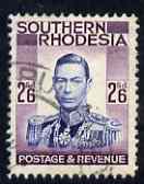 Southern Rhodesia 1937 KG6 def 2s6d fine used SG51