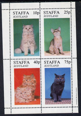 Staffa 1981 Cats perf,set of 4 values (10p to 75p) unmounted mint