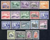 Cyprus 1938-51 KG6 definitive set of 19 values complete 1/4pi to £1 fine mounted mint, SG 151-63