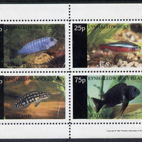 Eynhallow 1981 Tropical Fish perf,set of 4 values (10p to 75p) unmounted mint