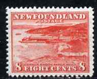 Newfoundland 1941-44 KG6 Paper Mills 8c mounted mint SG 282