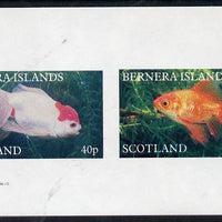Bernera 1982 Ornamental Fish imperf,set of 2 values (40p & 60p) unmounted mint