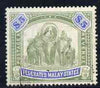 Malaya - Federated Malay States 1904 MCA $5 green & blue well centred very light cancel SG50 cat £130
