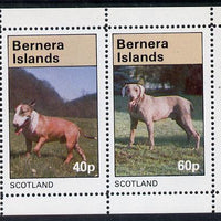 Bernera 1981 Dogs perf,set of 2 values (40p & 60p) unmounted mint