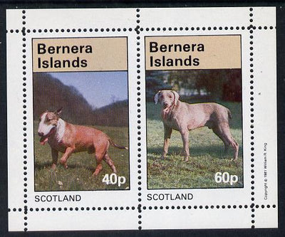 Bernera 1981 Dogs perf,set of 2 values (40p & 60p) unmounted mint