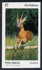 Eynhallow 1982 Deer imperf souvenir sheet (£1 value) unmounted mint