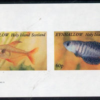 Eynhallow 1982 Tropical Fish imperf,set of 2 values (40p & 60p) unmounted mint