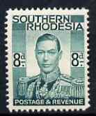 Southern Rhodesia 1937 KG6 def 8d emerald unmounted mint, SG45