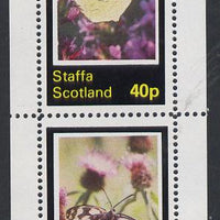 Staffa 1981 Butterflies perf,set of 2 values (40p & 60p) unmounted mint