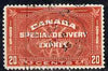 Canada 1932 Special Delivery 20c brown-red fine used SG S7
